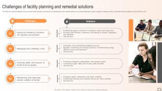 Maximizing Efficiency Challenges Of Facility Planning And Remedial Solutions