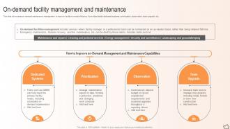Maximizing Efficiency On Demand Facility Management And Maintenance