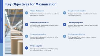 Maximizing Material Utilization In Manufacturing PPT PowerPoint AT Content Ready