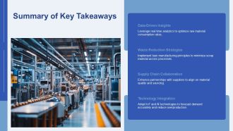 Maximizing Material Utilization In Manufacturing PPT PowerPoint AT Attractive