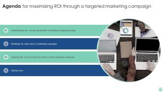 Maximizing ROI Through A Targeted Marketing Campaign Strategy CD V Appealing Slides