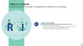 Maximizing ROI Through A Targeted Marketing Campaign Strategy CD V Customizable Ideas