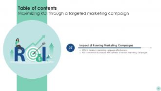 Maximizing ROI Through A Targeted Marketing Campaign Strategy CD V Attractive Ideas