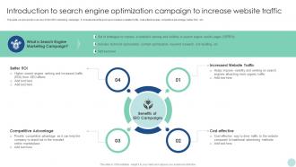 Maximizing ROI Through Introduction To Search Engine Optimization Campaign To Increase Strategy SS V