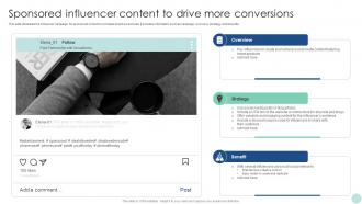 Maximizing ROI Through Sponsored Influencer Content To Drive More Conversions Strategy SS V