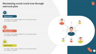 Maximizing Social Reach Icon Through Outreach Plan