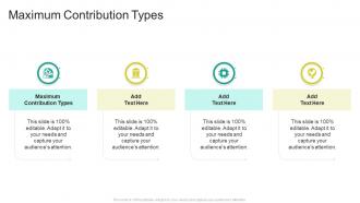 Maximum Contribution Types In Powerpoint And Google Slides Cpb