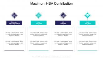 Maximum Hsa Contribution In Powerpoint And Google Slides Cpb