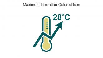 Maximum Limitation Colored Icon In Powerpoint Pptx Png And Editable Eps Format