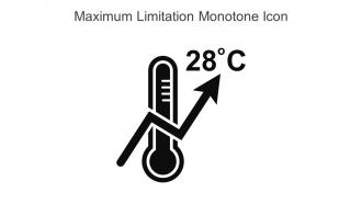 Maximum Limitation Monotone Icon In Powerpoint Pptx Png And Editable Eps Format