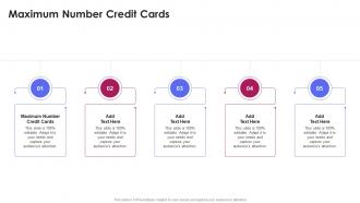 Maximum Number Credit Cards In Powerpoint And Google Slides Cpb