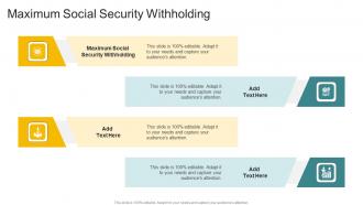 Maximum Social Security Withholding In Powerpoint And Google Slides Cpb