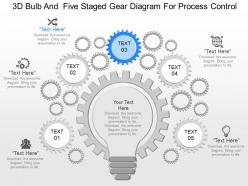 88156567 style variety 1 gears 5 piece powerpoint presentation diagram infographic slide
