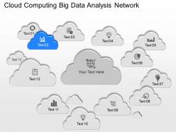 Mb cloud computing big data analysis network powerpoint template