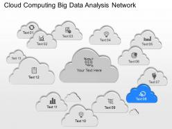 Mb cloud computing big data analysis network powerpoint template