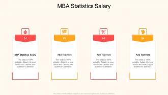 MBA Statistics Salary In Powerpoint And Google Slides Cpb