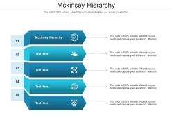 Mckinsey hierarchy ppt powerpoint presentation pictures slides cpb