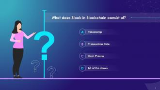 MCQ On Blockchain Constituents Training Ppt