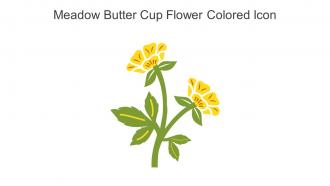 Meadow Butter Cup Flower Colored Icon In Powerpoint Pptx Png And Editable Eps Format