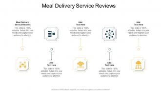 Meal Delivery Service Reviews In Powerpoint And Google Slides Cpb
