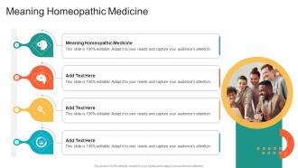 Meaning Homeopathic Medicine In Powerpoint And Google Slides Cpb