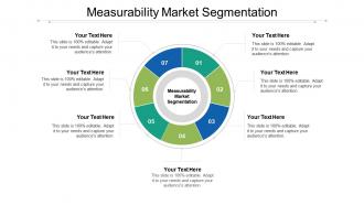 Measurability market segmentation ppt powerpoint presentation icon sample cpb