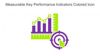 Measurable Key Performance Indicators Colored Icon In Powerpoint Pptx Png And Editable Eps Format