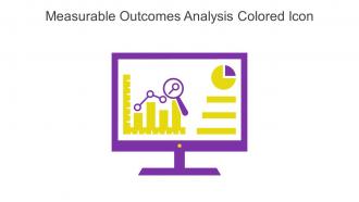 Measurable Outcomes Analysis Colored Icon In Powerpoint Pptx Png And Editable Eps Format
