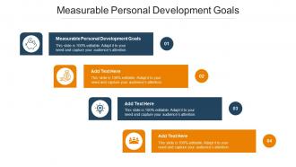 Measurable Personal Development Goals Ppt Powerpoint Presentation Professional Cpb