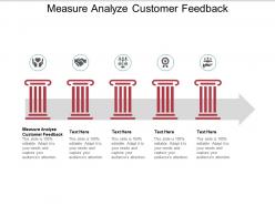 Measure analyze customer feedback ppt powerpoint presentation good cpb