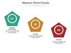 Measure brand equity ppt powerpoint presentation ideas grid cpb