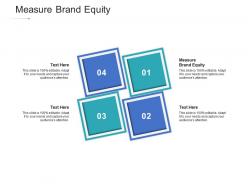 Measure brand equity ppt powerpoint presentation pictures clipart images cpb