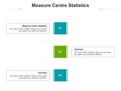 Measure center statistics ppt powerpoint presentation file brochure cpb