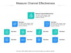 Measure channel effectiveness ppt powerpoint presentation pictures outline cpb