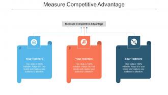 Measure Competitive Advantage Ppt Powerpoint Presentation Icon Pictures Cpb