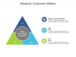 Measure customer attrition ppt powerpoint presentation inspiration influencers cpb