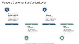 Measure Customer Satisfaction Level In Powerpoint And Google Slides Cpb
