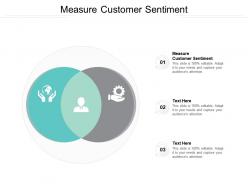 Measure customer sentiment ppt powerpoint presentation pictures mockup cpb