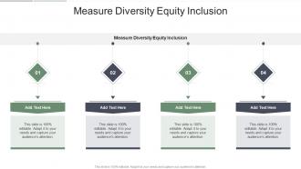 Measure Diversity Equity Inclusion In Powerpoint And Google Slides Cpb
