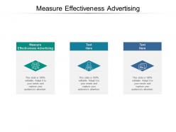 Measure effectiveness advertising ppt powerpoint presentation styles example file cpb