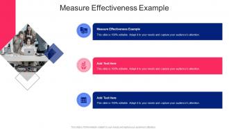 Measure Effectiveness Example In Powerpoint And Google Slides Cpb