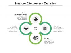Measure effectiveness examples ppt powerpoint presentation portfolio icon cpb