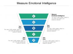 Measure emotional intelligence ppt powerpoint presentation infographics graphics cpb