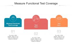 Measure functional test coverage ppt powerpoint presentation outline design templates cpb