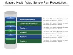 Measure health value sample plan presentation questionnaires measure impact