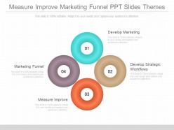Measure Improve Marketing Funnel Ppt Slides Themes