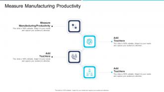 Measure Manufacturing Productivity In Powerpoint And Google Slides Cpb