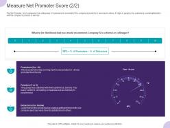 Measure net promoter score ppt powerpoint presentation infographics demonstration