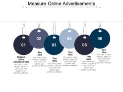 Measure online advertisements ppt powerpoint presentation ideas backgrounds cpb