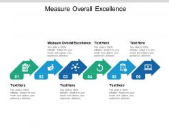 Measure overall excellence ppt powerpoint presentation pictures guidelines cpb